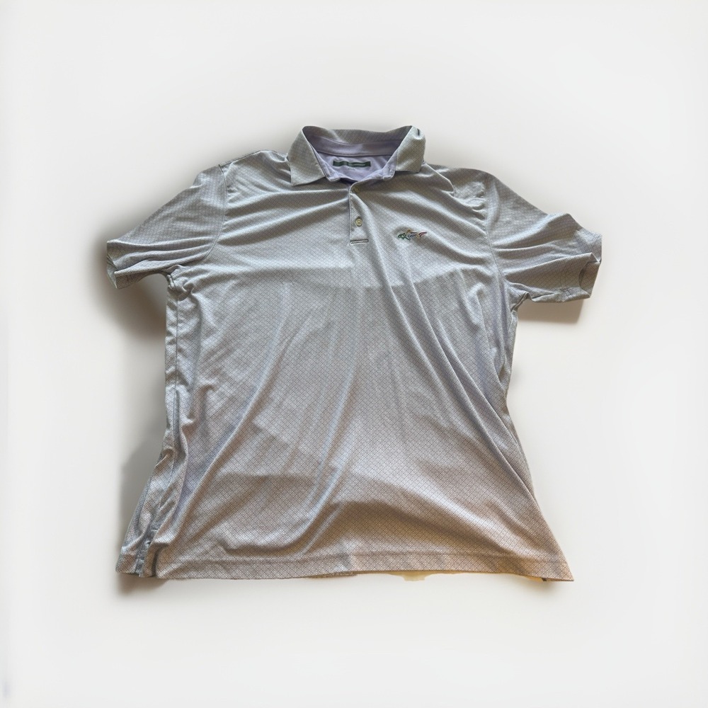 Greg Norman Purple Golf Polo Size XL Moisture Wicking